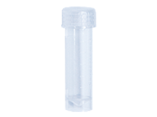 5ml Tube and Screw Cap, Natural, Polypropylene, Sterile, 100/Bag