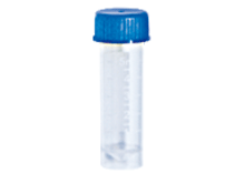 5ml Tube and Screw Cap, Blue, Polypropylene, Sterile, 100/Bag