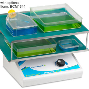 Stacking platform with flat mat with 3.5" clearance
